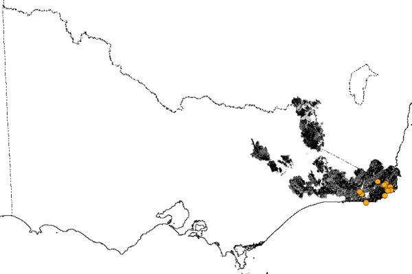 Diamond Python distribution 2000 to pre-fire Source:DELWP