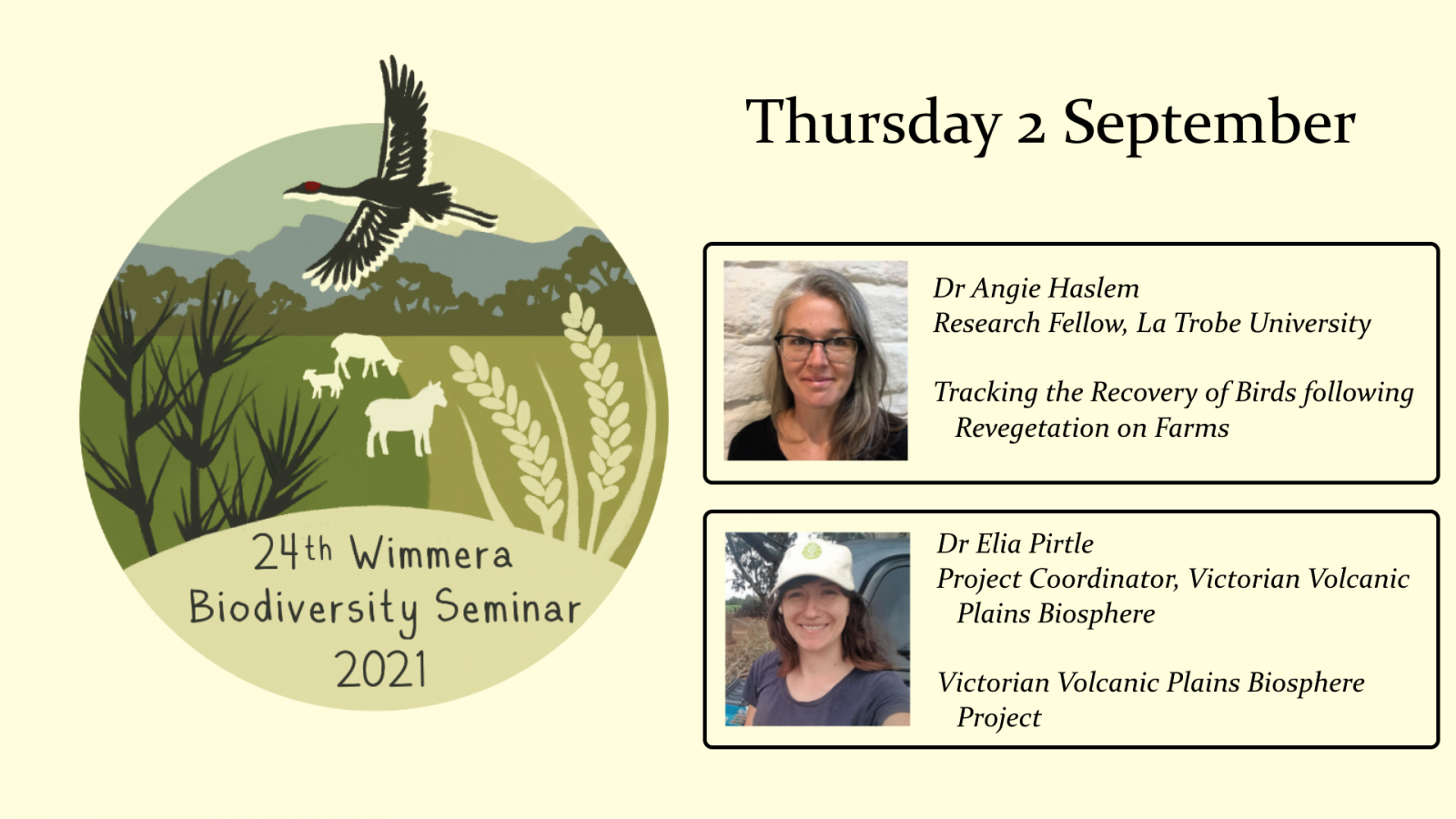 Wimmera biodiversity seminar week 1