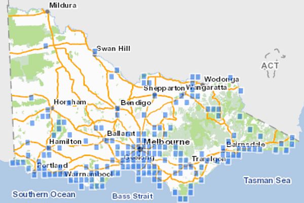 All known records of Lewin’s Rail. Source; Victorian Biodiversity Atlas 2019