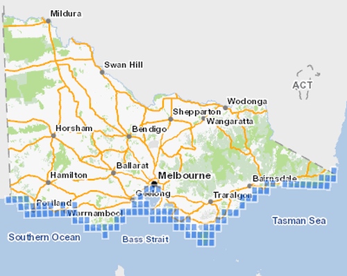 All known records of Hooded Plover in Victoria. Source VBA 2015.