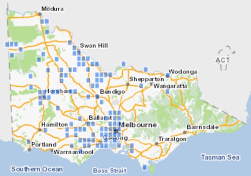 Map plains-wandered historic distribution