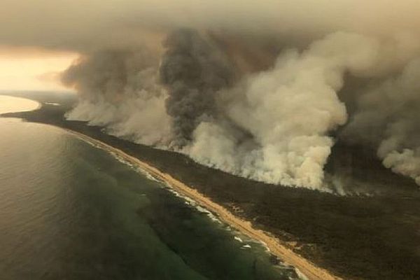 East Gippsland fire Australian Maritime Safety Authority