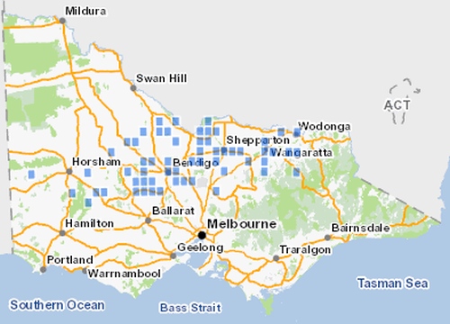 woodland blind snake distribution