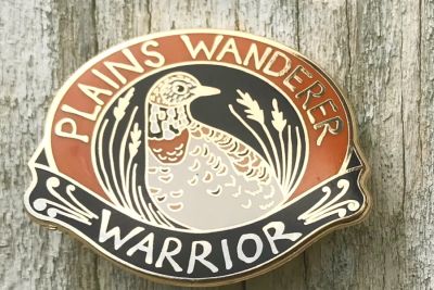 Plains Wanderer pin