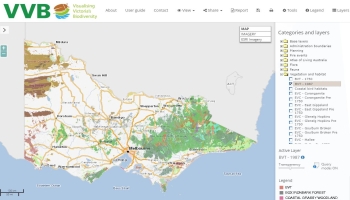 Visualising Victoria's Biodiversity